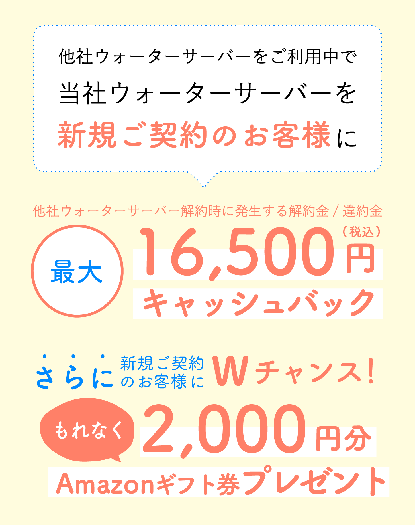 キャッシュバックキャンペーン